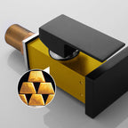 Modern faucet for sink brass lever handles LED waterfall sink mixer