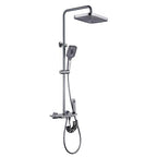 Modern adjustable water flow shower faucet shower arm shower system on the wall