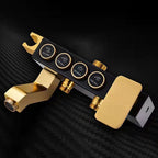 Modern adjustable water flow shower faucet shower arm shower system on the wall