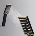 Modern adjustable water flow shower faucet shower arm shower system on the wall