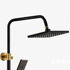 Modern adjustable water flow shower faucet shower arm shower system on the wall