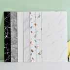 Modern rectangular Peel and Stick backsplash tile PVC wallpaper