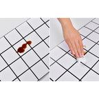 Modern rectangular Peel and Stick backsplash tile PVC wallpaper