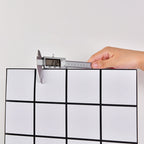 Modern rectangular Peel and Stick backsplash tile PVC wallpaper