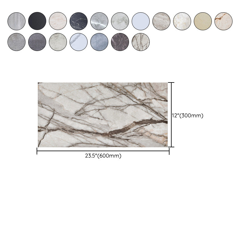 PVC Tile Peel & Stick Modern Peel and Stick Wall Tile