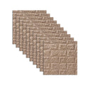 Modern Wall Tile PVC 3D Embossing Self-Adhesive Waterproof Interior Wall Panel