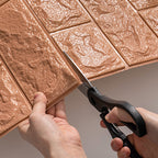 Modern Wall Tile PVC 3D Embossing Self-Adhesive Waterproof Interior Wall Panel