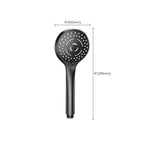 Contemporary Style Wall-Mounted Plastic Showerhead