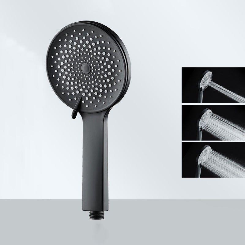 Contemporary round shower head in solid color handheld shower head for the bathroom