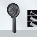 Contemporary round shower head in solid color handheld shower head for the bathroom