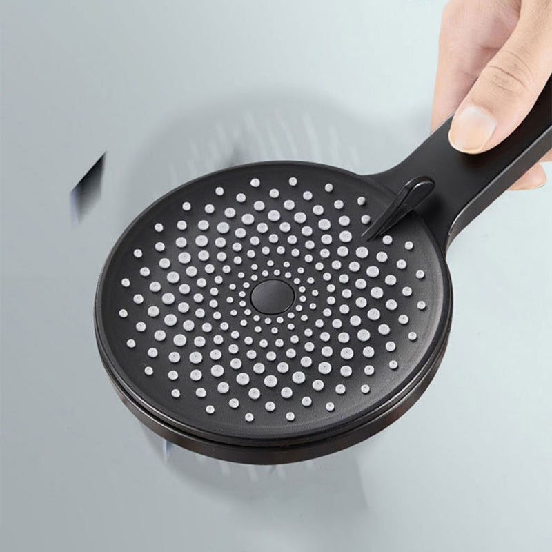 Contemporary round shower head in solid color handheld shower head for the bathroom