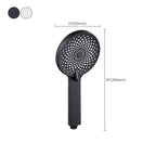 Contemporary round shower head in solid color handheld shower head for the bathroom