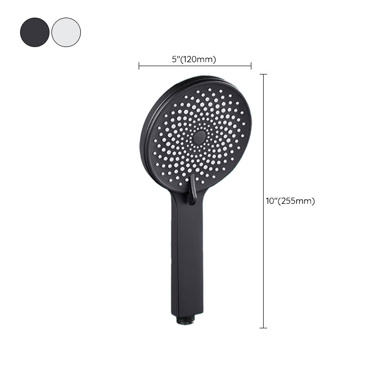 Contemporary round shower head in solid color handheld shower head for the bathroom