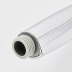 Silver Square Fixed Shower Head Modern Style Wall Mounted Shower Head