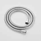 Silver Square Fixed Shower Head Modern Style Wall Mounted Shower Head