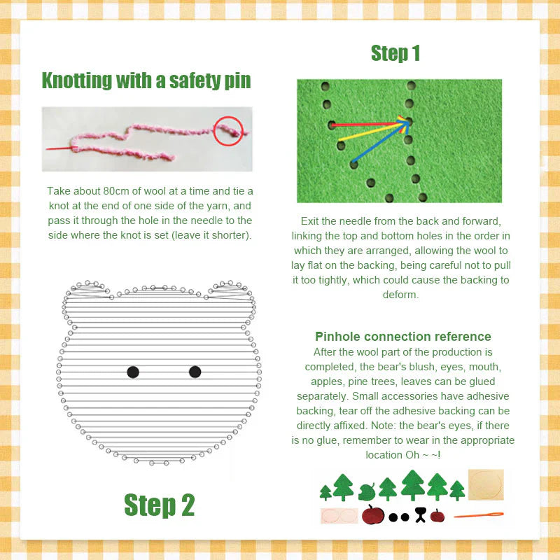 DIY Embroidery Doll Kit for Kids — Unleash playful creativity and pride in little hands!