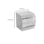 Chrome/Black Classic Bathroom Accessory Set Modern Bath Shelf/Towel Bar & Paper Holder