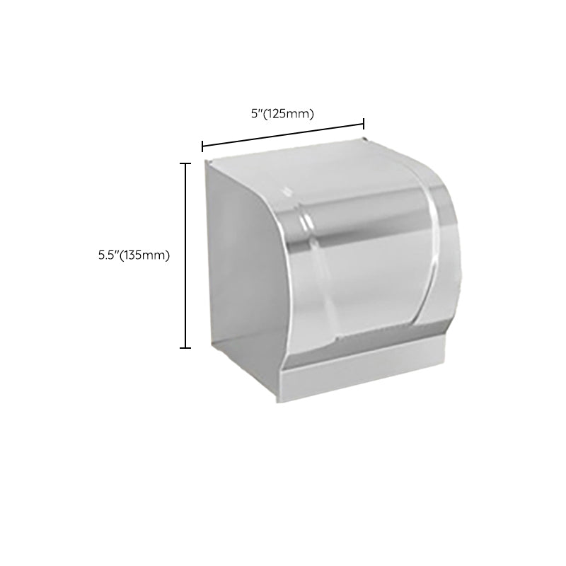 Chrome/Black Classic Bathroom Accessory Set Modern Bath Shelf/Towel Bar & Paper Holder
