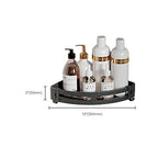 Chrome/Black Classic Bathroom Accessory Set Modern Bath Shelf/Towel Bar & Paper Holder