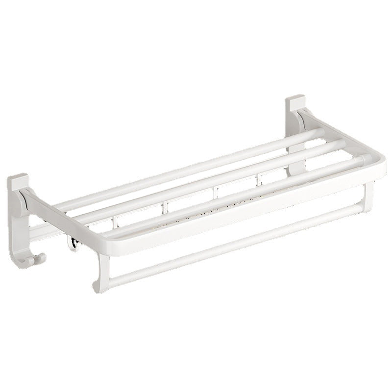 Modern Bathroom Hardware Set Towel Bar White Bath Shelf Bathroom Hardware Set