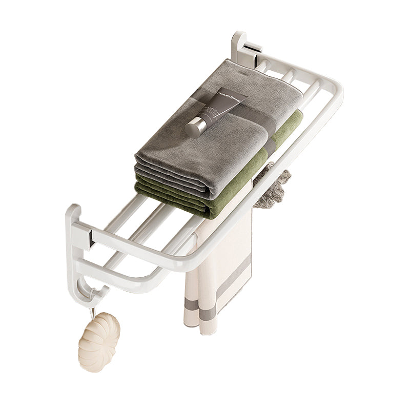 Modern Bathroom Hardware Set Towel Bar White Bath Shelf Bathroom Hardware Set