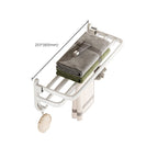 Modern Bathroom Hardware Set Towel Bar White Bath Shelf Bathroom Hardware Set