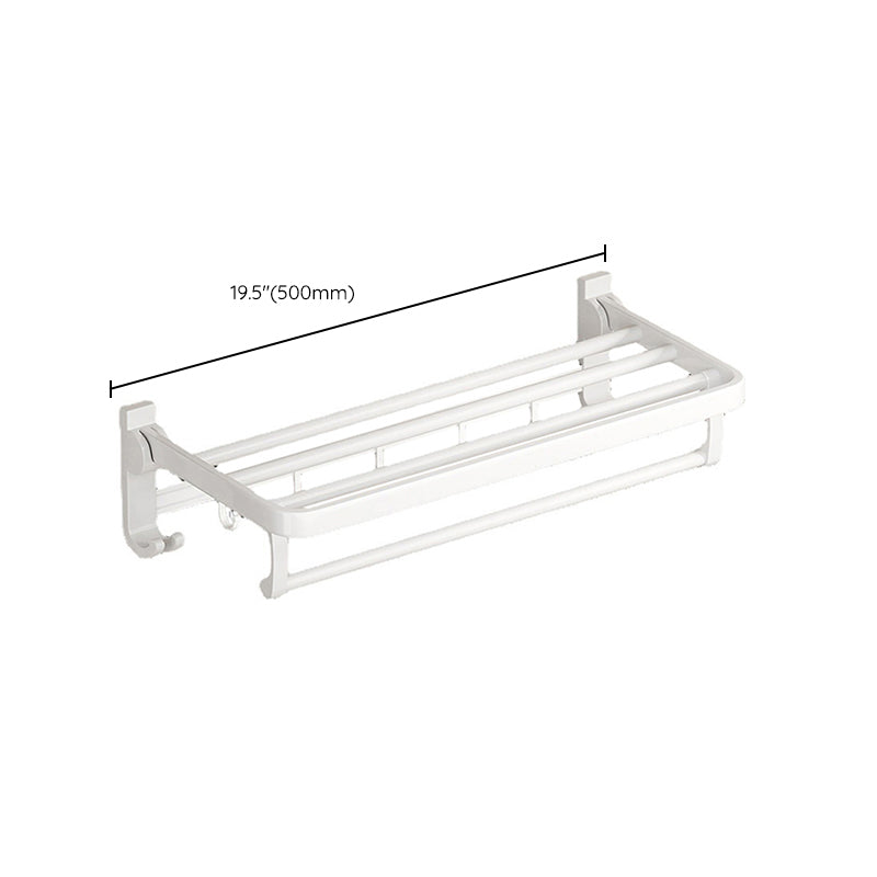 Modern Bathroom Hardware Set Towel Bar White Bath Shelf Bathroom Hardware Set