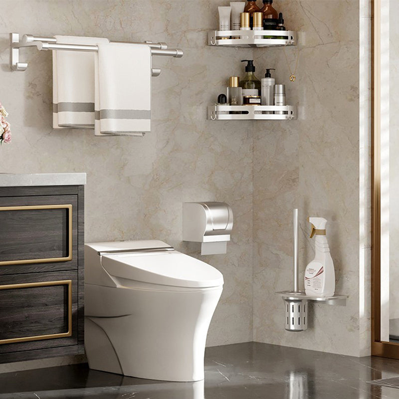 Modern Polished Chrome Bathroom Accessories Set Bath Shelf/Towel Holder/Paper Holder included