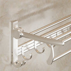 Modern Polished Chrome Bathroom Accessories Set Bath Shelf/Towel Holder/Paper Holder included