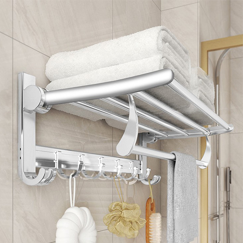 Modern Polished Chrome Bathroom Accessories Set Bath Shelf/Towel Holder/Paper Holder included
