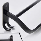 Modern Bathroom Accessories Set Towel Holder Black Soap Dish Bath Accessories Set