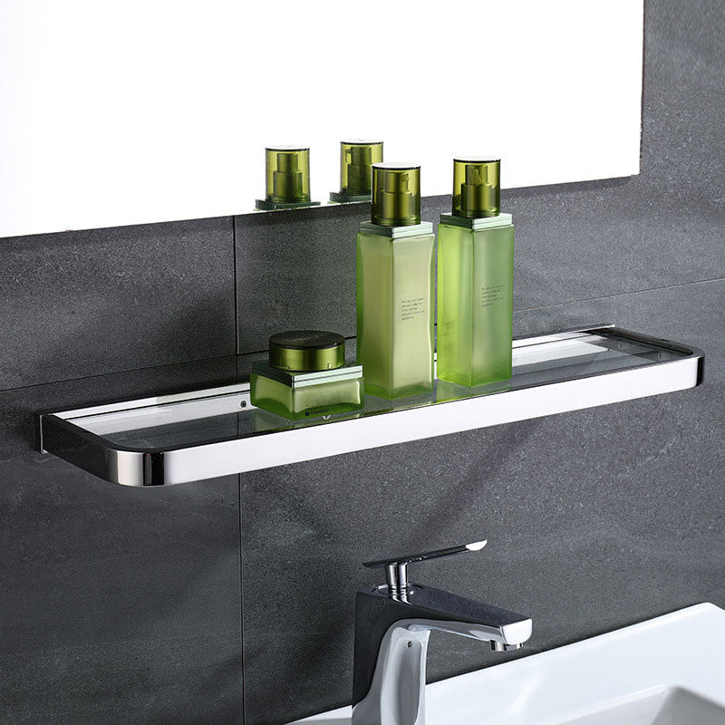 Polished Chrome Modern Bathroom Accessory Set made of Stainless Steel Towel Holder/Soap Dish