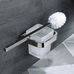 Polished Chrome Modern Bathroom Accessory Set made of Stainless Steel Towel Holder/Soap Dish