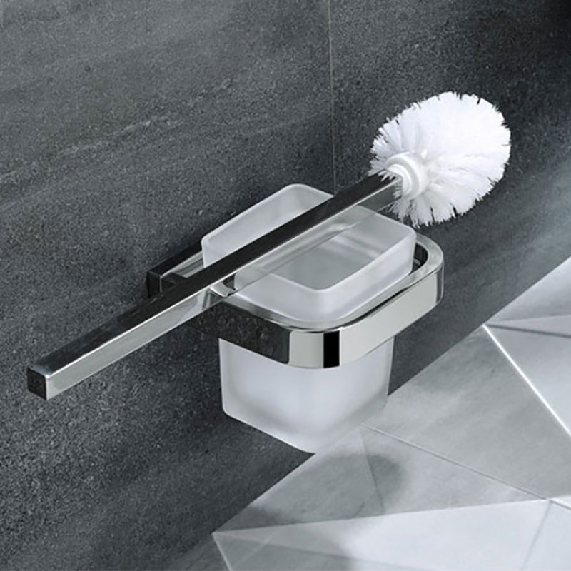 Polished Chrome Modern Bathroom Accessory Set made of Stainless Steel Towel Holder/Soap Dish