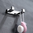 Polished Chrome Modern Bathroom Accessory Set made of Stainless Steel Towel Holder/Soap Dish