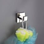 Polished Chrome Modern Bathroom Accessory Set made of Stainless Steel Towel Holder/Soap Dish