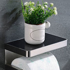 Polished Chrome Modern Bathroom Accessory Set made of Stainless Steel Towel Holder/Soap Dish