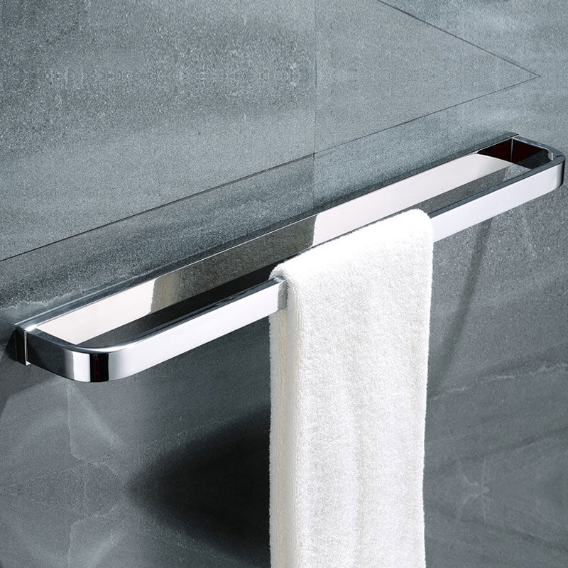 Polished Chrome Modern Bathroom Accessory Set made of Stainless Steel Towel Holder/Soap Dish