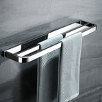 Polished Chrome Modern Bathroom Accessory Set made of Stainless Steel Towel Holder/Soap Dish