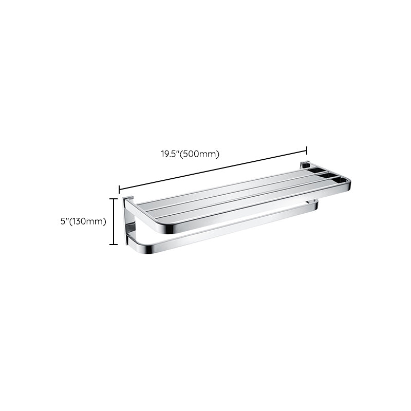 Polished Chrome Modern Bathroom Accessory Set made of Stainless Steel Towel Holder/Soap Dish