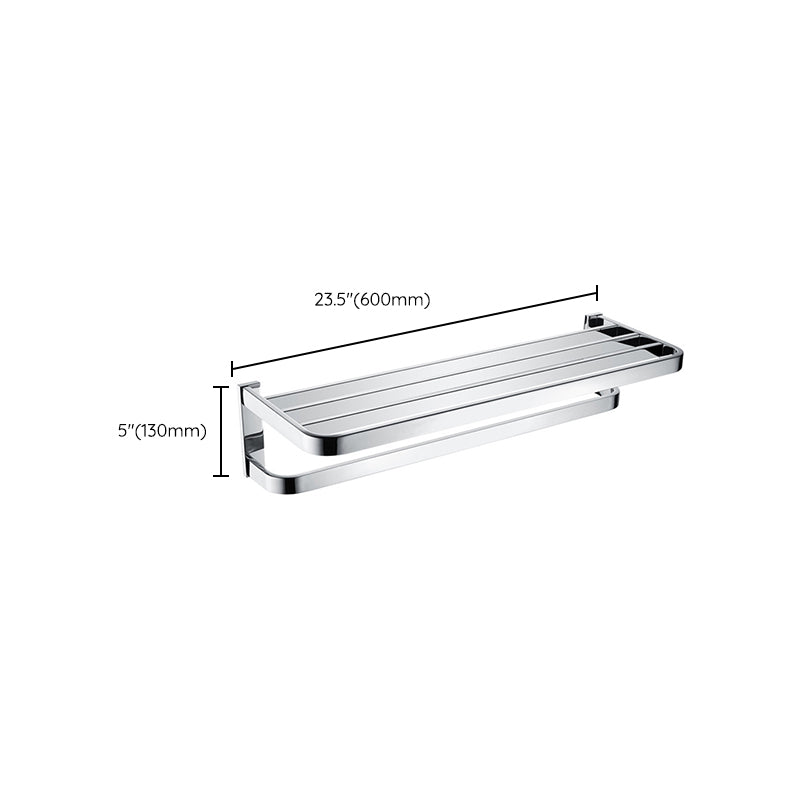 Polished Chrome Modern Bathroom Accessory Set made of Stainless Steel Towel Holder/Soap Dish