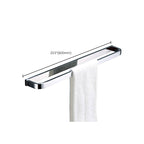 Polished Chrome Modern Bathroom Accessory Set made of Stainless Steel Towel Holder/Soap Dish