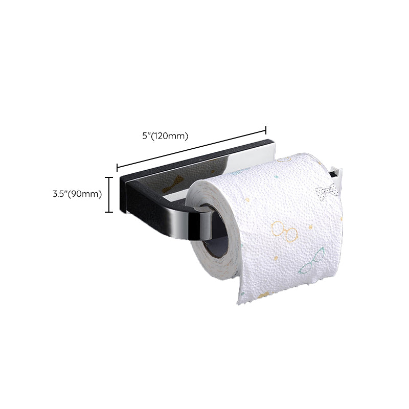 Polished Chrome Modern Bathroom Accessory Set made of Stainless Steel Towel Holder/Soap Dish