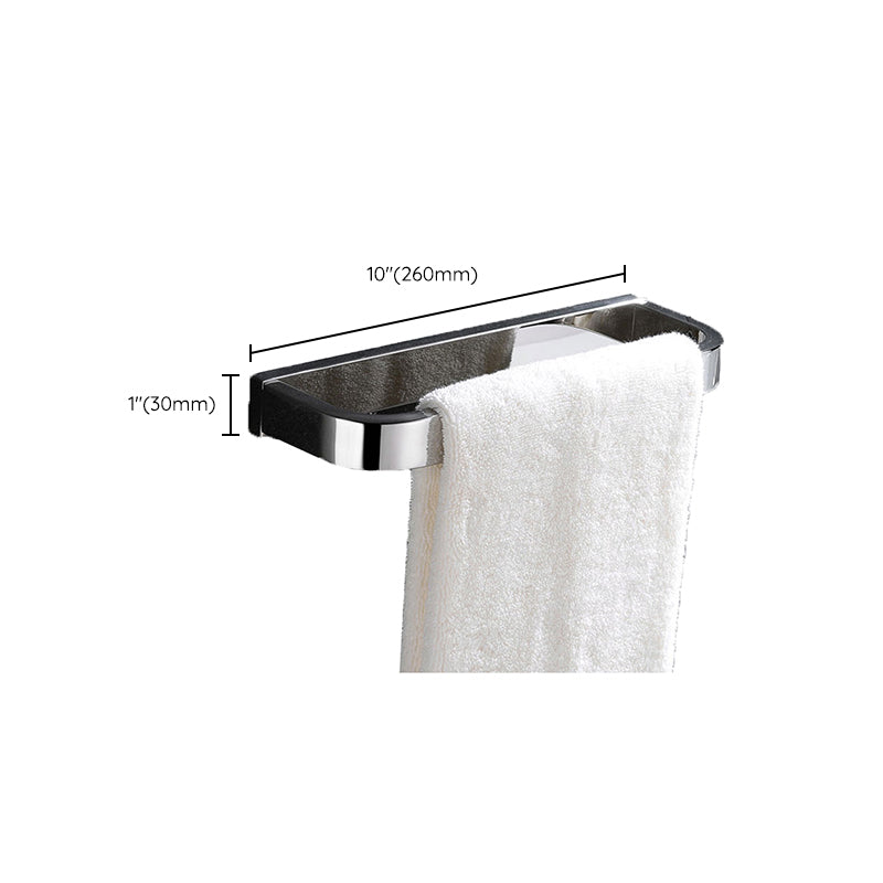 Polished Chrome Modern Bathroom Accessory Set made of Stainless Steel Towel Holder/Soap Dish
