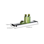 Polished Chrome Modern Bathroom Accessory Set made of Stainless Steel Towel Holder/Soap Dish
