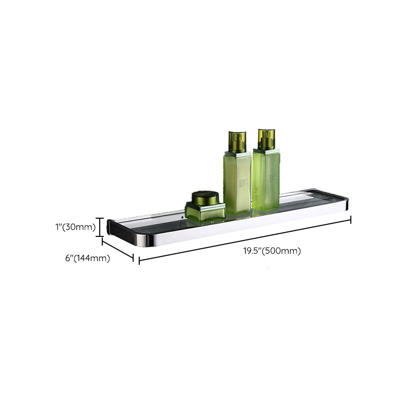 Polished Chrome Modern Bathroom Accessory Set made of Stainless Steel Towel Holder/Soap Dish