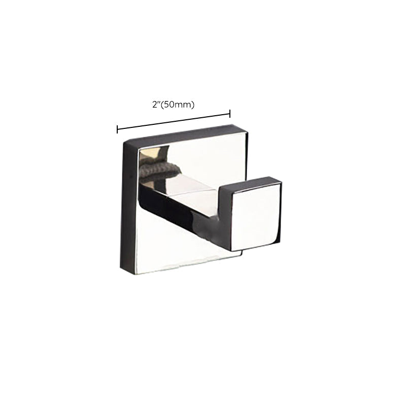 Polished Chrome Modern Bathroom Accessory Set made of Stainless Steel Towel Holder/Soap Dish