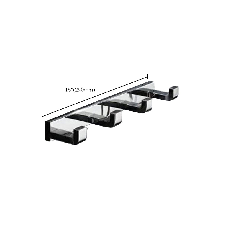 Polished Chrome Modern Bathroom Accessory Set made of Stainless Steel Towel Holder/Soap Dish