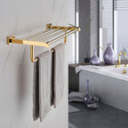 Modern Towel Bar Bathroom Hardware Set Bathroom Shelf Gold Bathroom Accessories Set