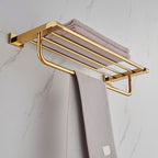 Modern Towel Bar Bathroom Hardware Set Bathroom Shelf Gold Bathroom Accessories Set